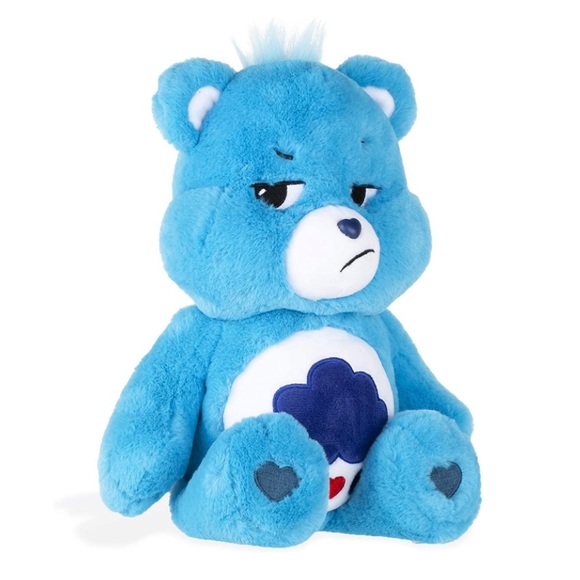 NIB Grumpy Bear Care Bears Plush 14” Stuffed Animal Blue Storm Cloud - Picture 3 of 12